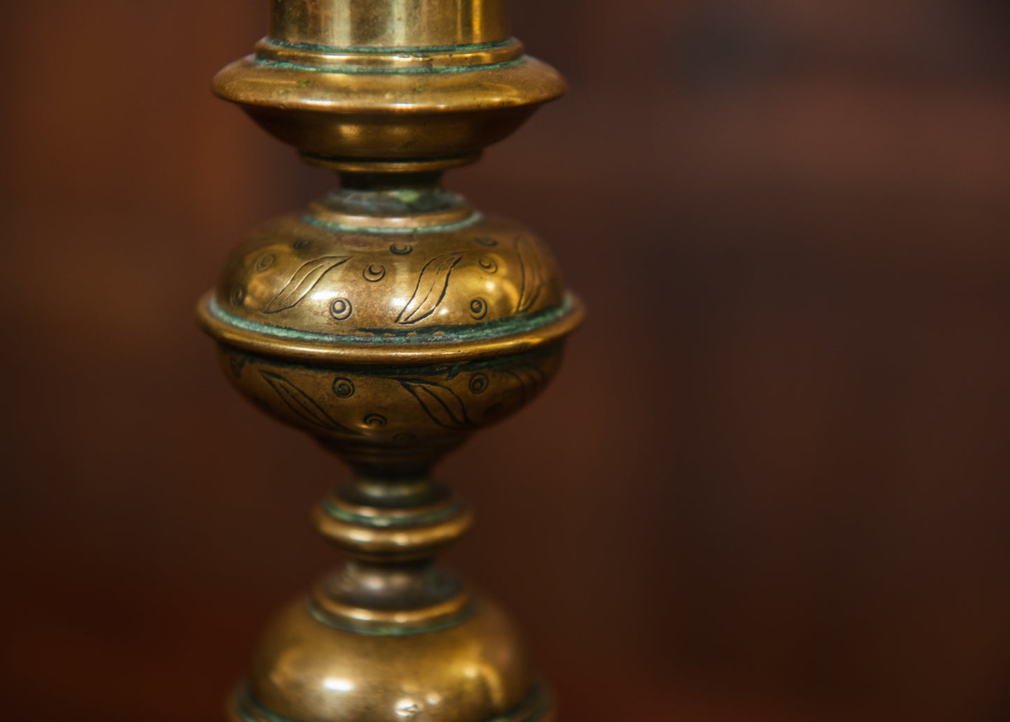 A Bronze Candlestick, 1878.