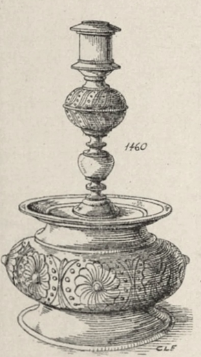 A Bronze Candlestick, 1878.