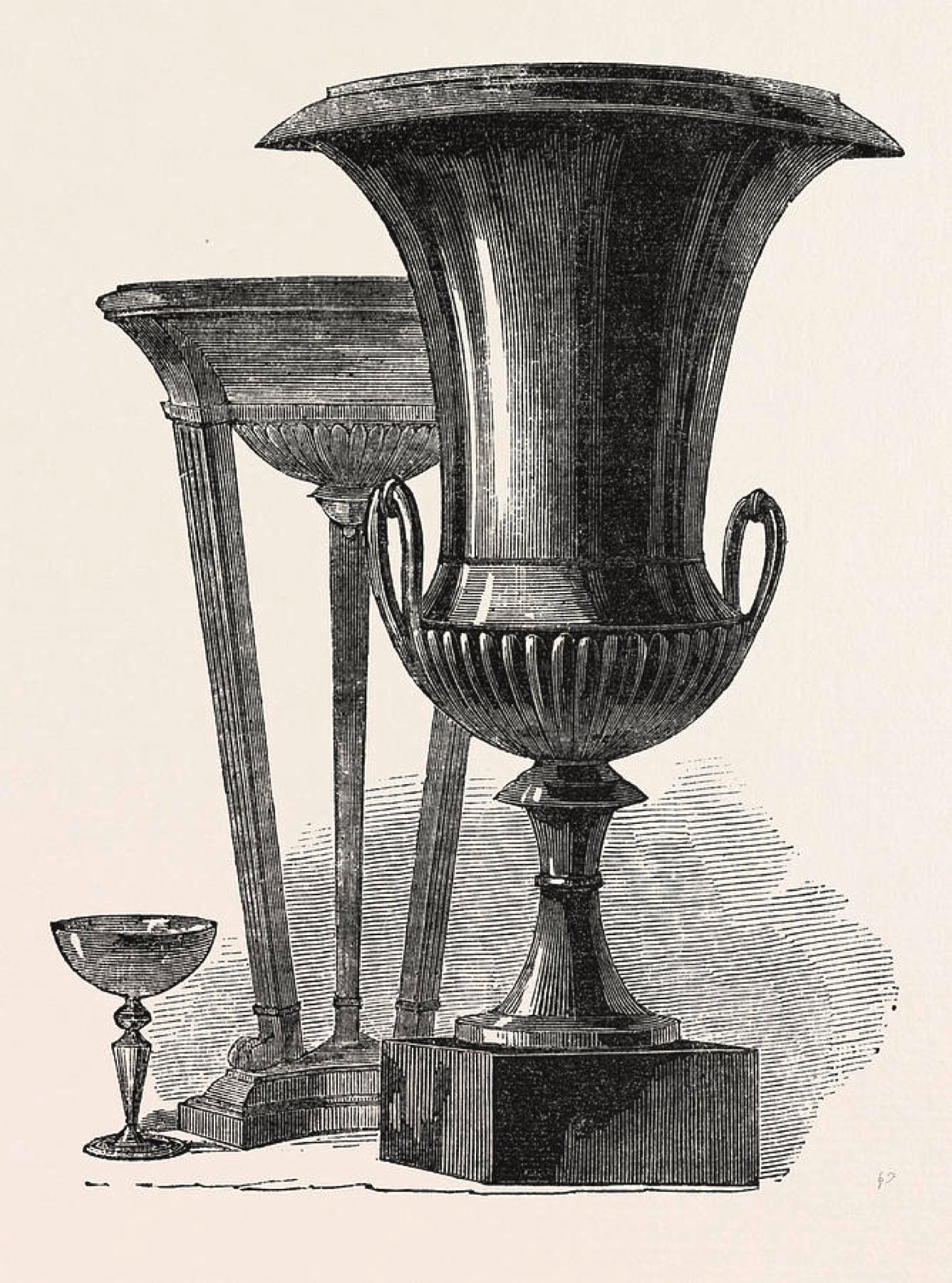 An 'Ashford Marble' Amphora Vase