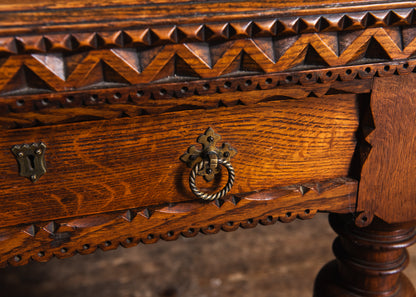 A Large Mid-Nineteenth Century Library Table