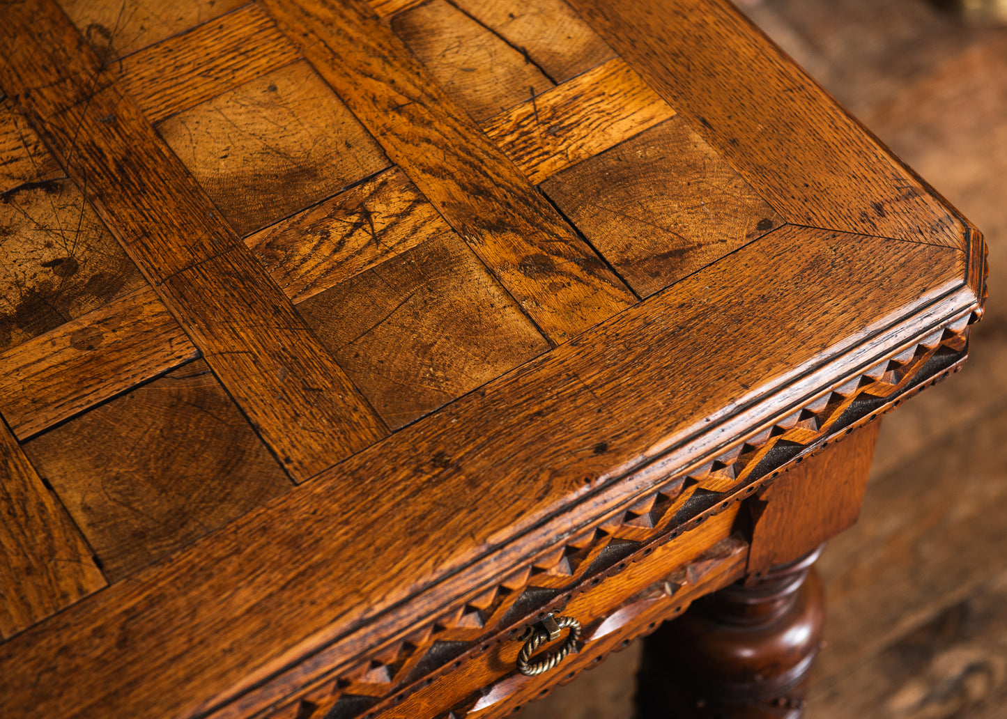 A Large Mid-Nineteenth Century Library Table