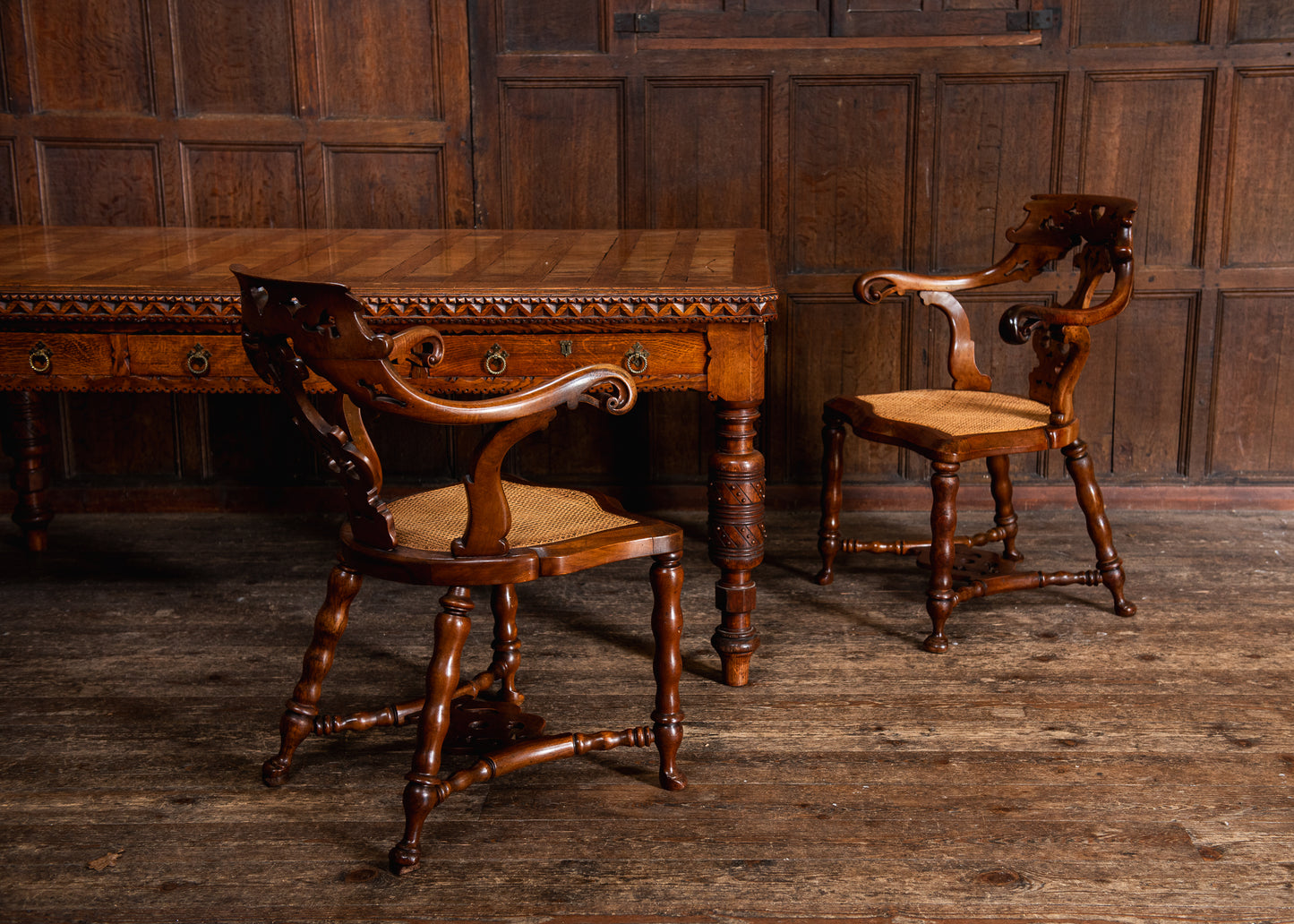 A Pair of 'Fancy' Armchairs