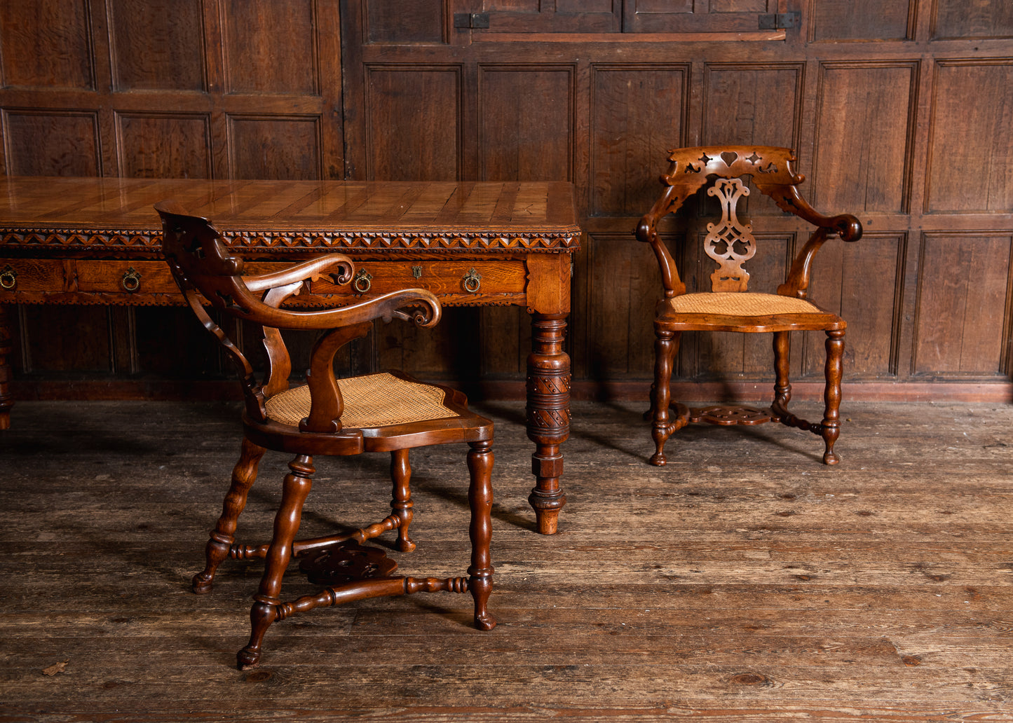 A Large Mid-Nineteenth Century Library Table