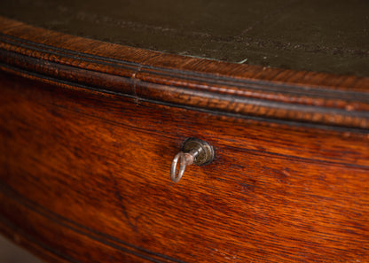 A George IV Oak Drum Table