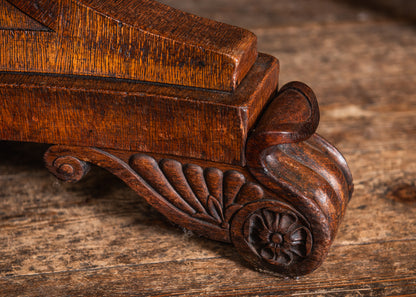 A George IV Oak Drum Table