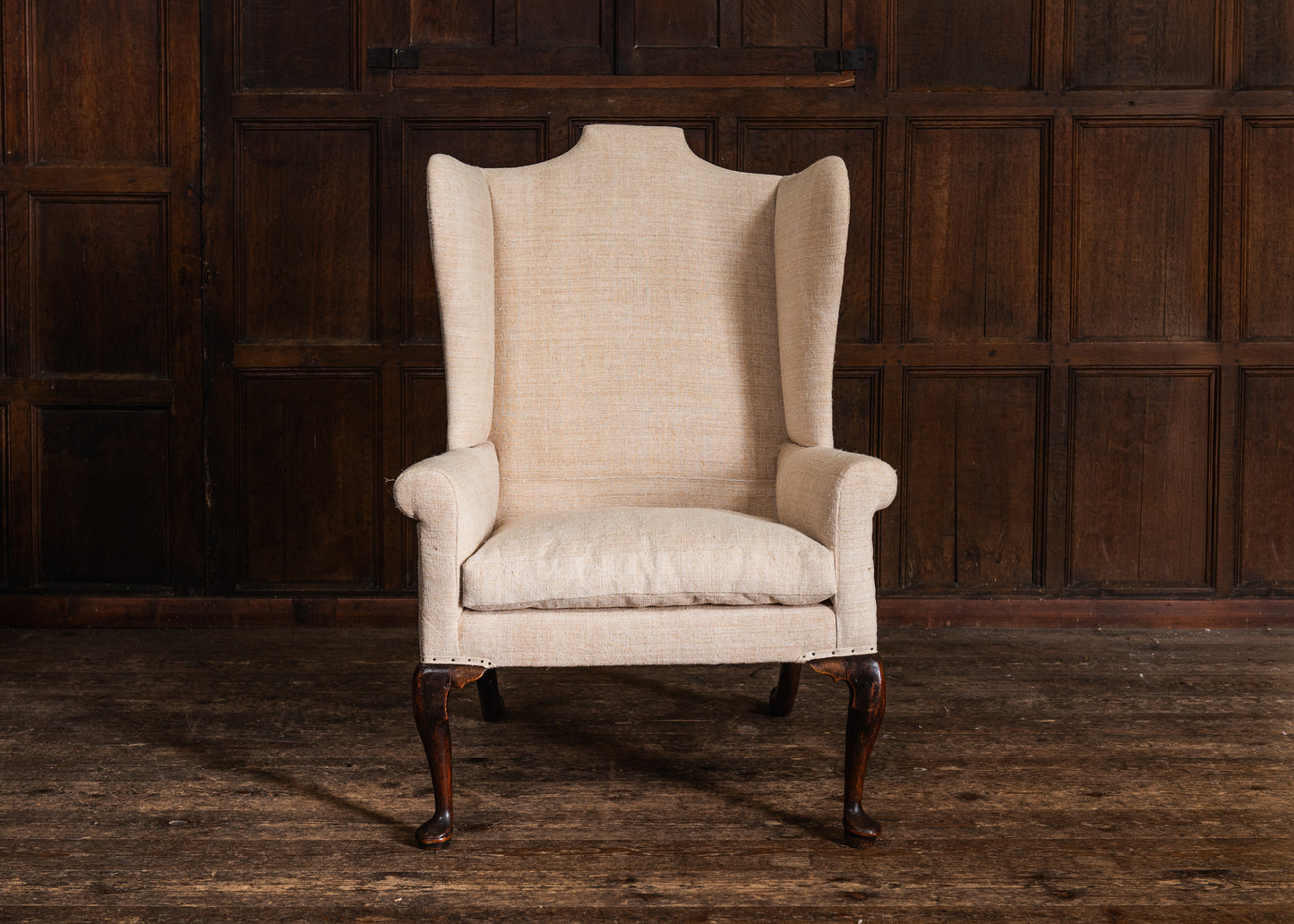 A Large Wingback Armchair