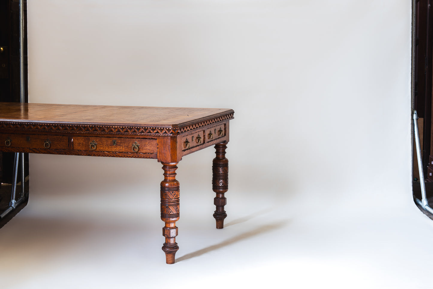 A Large Mid-Nineteenth Century Library Table