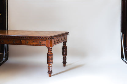 A Large Mid-Nineteenth Century Library Table