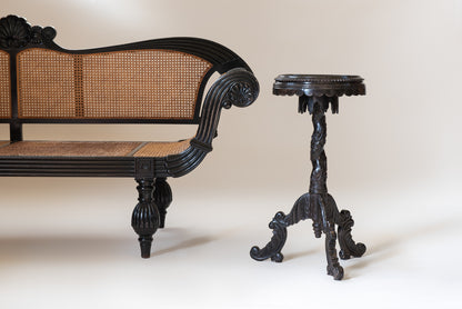 A Pair of Ebony Tripod Stands