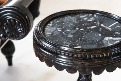 A Pair of Ebony Tripod Stands
