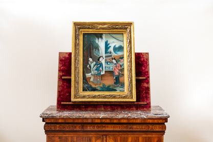A Chinese Reverse Glass Painting