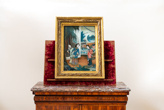 A Chinese Reverse Glass Painting