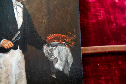 The Maître d’Hôtel - oil on panel