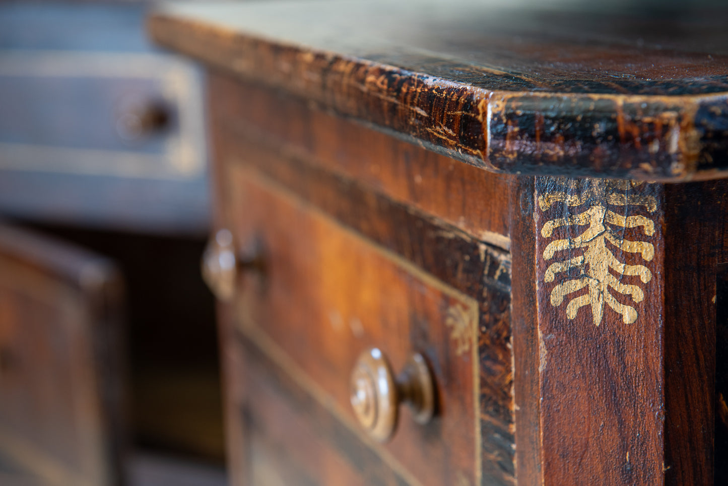 A Pair of North Italian Bedside Cabinets