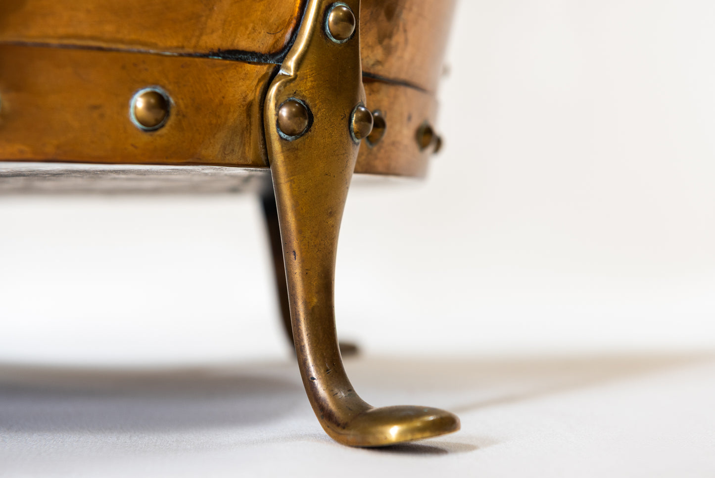 A Riveted & Hammered Copper Vessel