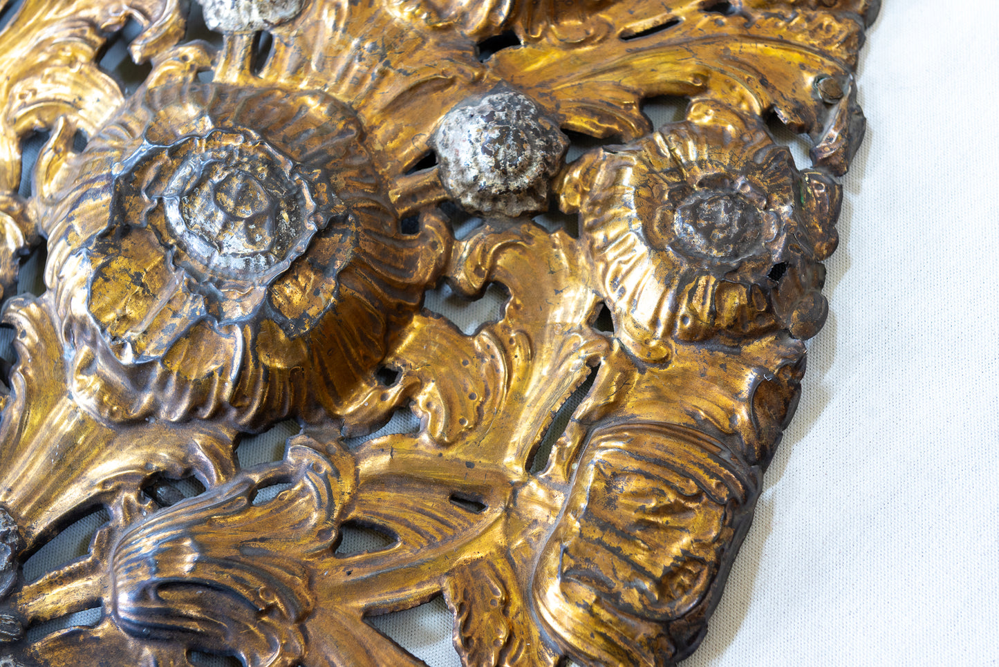 A Large Pair of Repousse Wall Sconces
