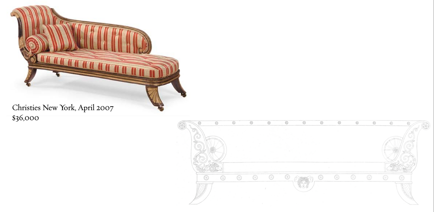 An Early Nineteenth Century Sofa. English, circa 1810.