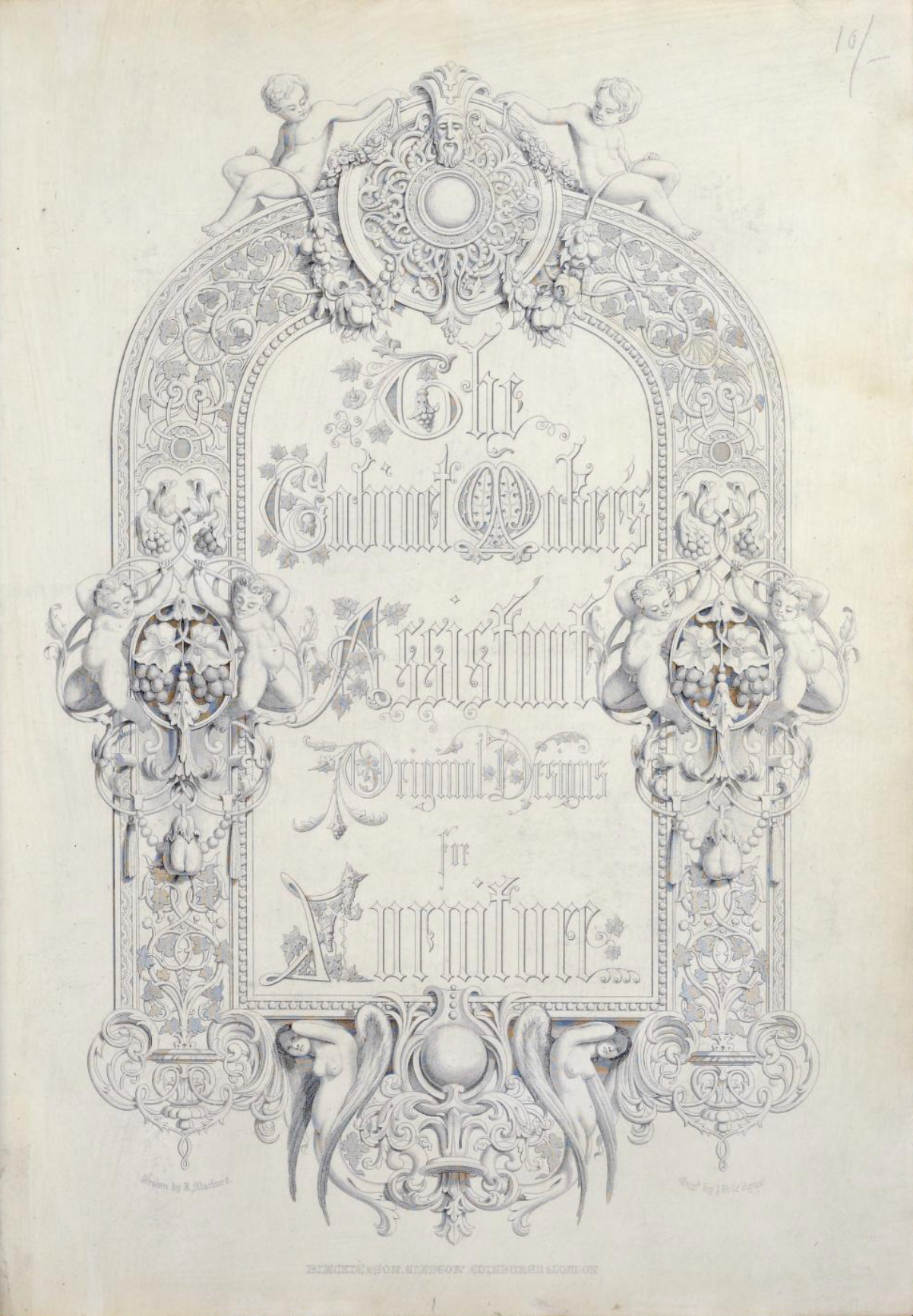 A Mid-19th Century Hall Chair