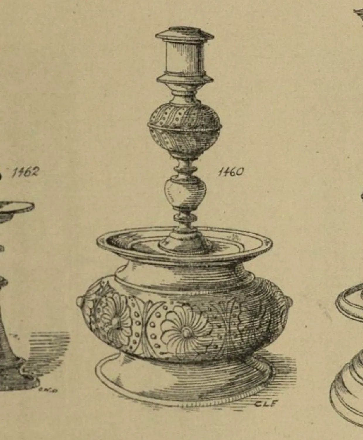 A Bronze Candlestick, 1878.